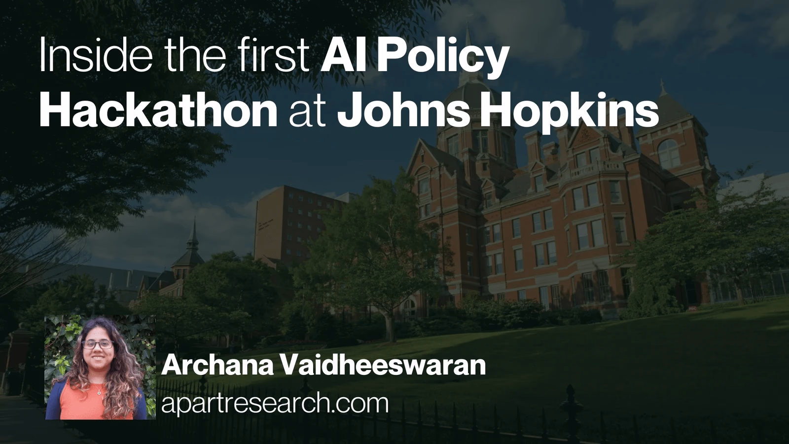 AI Policy Hackathon at Johns Hopkins