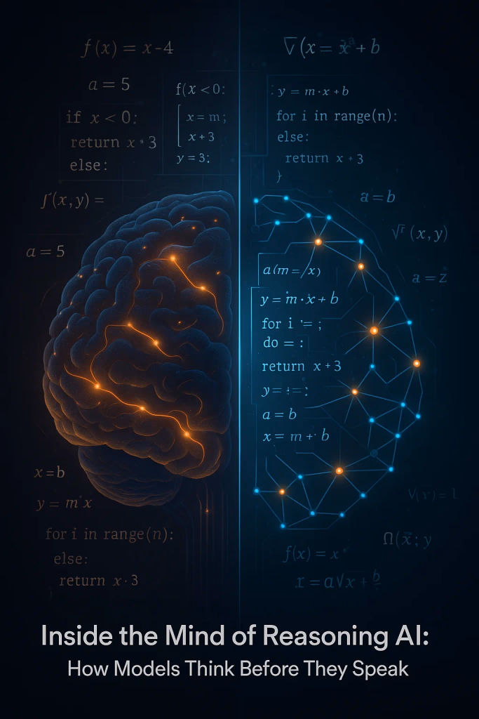 Reasoning models thinking step by step through complex problems